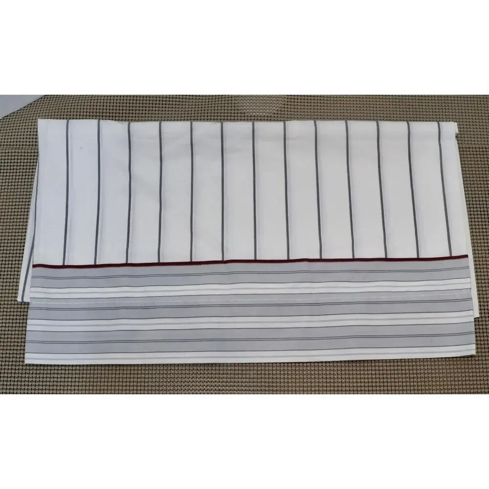 Cannon Pillowcase King Striped 60% Cotton Percale USA